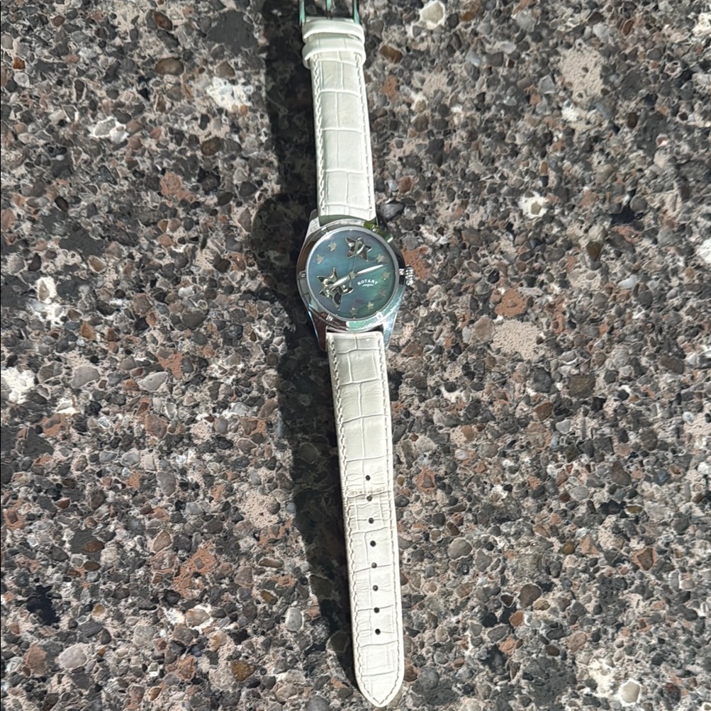 Rotary Watches Silver Blue Dial Self Winding